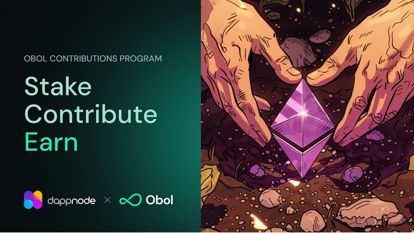 Welcome to Obol Contributions, now available to Dappnode users