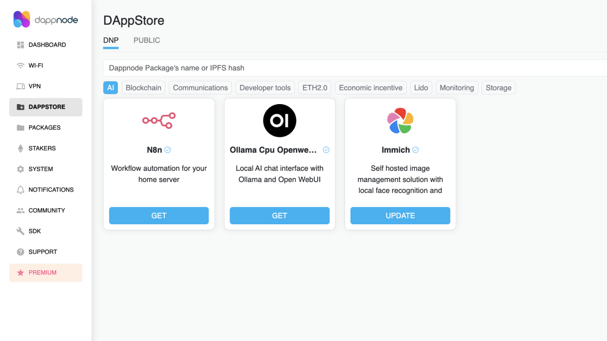 AI-Powered Dappnode — Early Reservation (1,000€) - Founding Batch